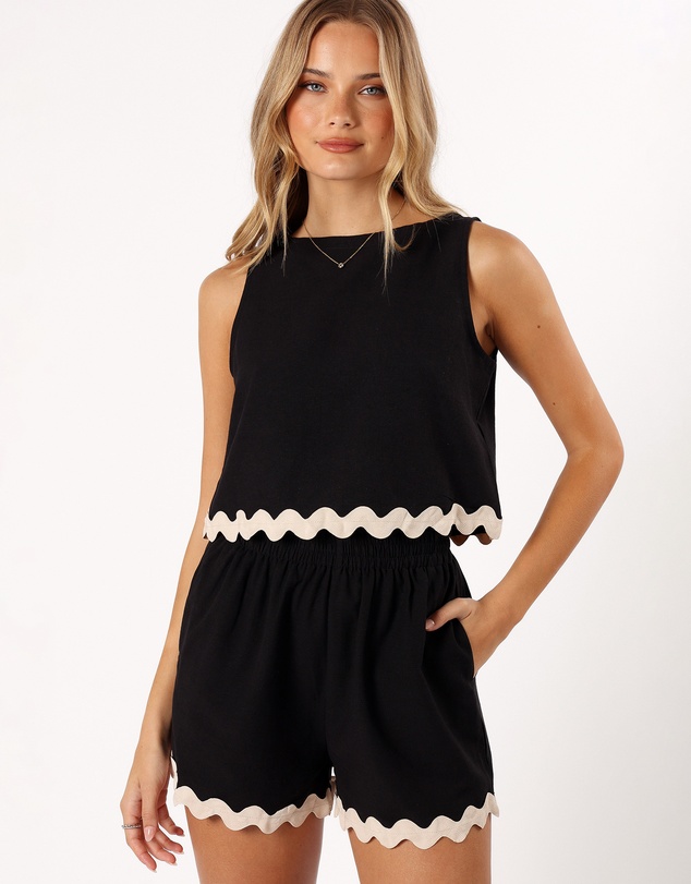 Petal & Pup - Katy Short Set - Black