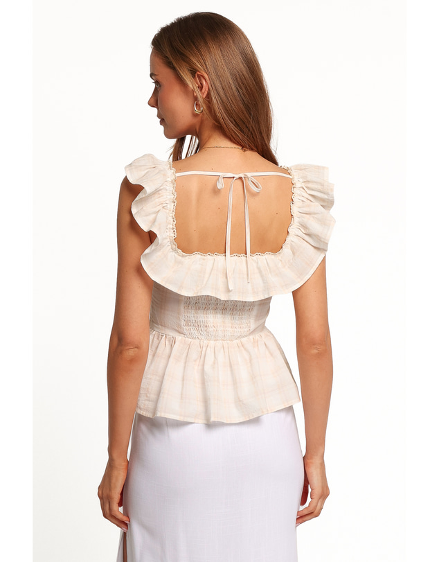 Petal & Pup - Jirah Top - Butter Yellow Plaid