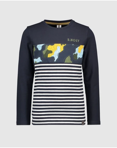 B.Nosy - Long Sleeve Stripe Top - Kids-Teens