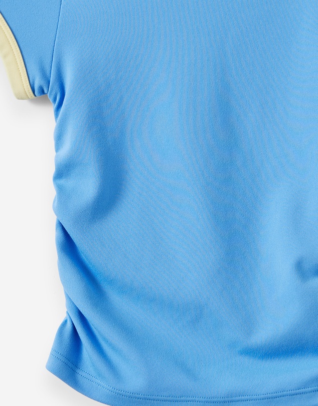 Cotton On Kids - Soft Stretch Active Gathered Short Sleeve Baby Tee