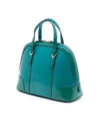 Pre-Loved by Azura Reborn - Pre-Loved Small Microguccissima Bicolor Patent Nice Dome Satchel