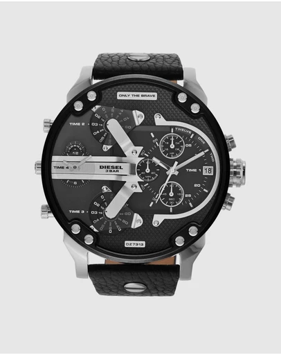 Diesel - Mr Daddy 2 Black Analogue Watch DZ7313