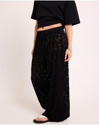 Subtitled - Jasmine Lace Relaxed Pants