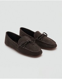 M.N.G - Suede Moccasin