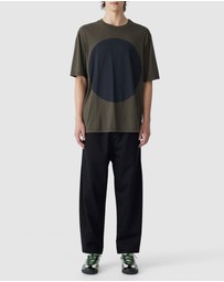 Bassike - Slouch Fit Dot T-Shirt