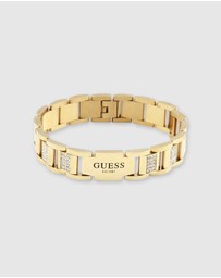 GUESS - Guess Frontier Gold Tone Bracelet 15mm