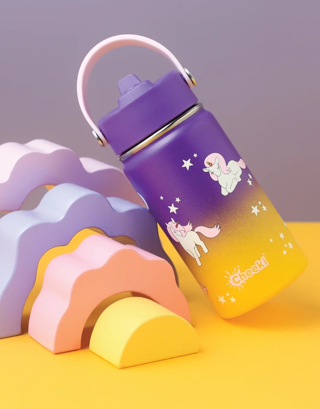 Tolu Australia - 400ml Insulated Kids Bottle With Unicorns
