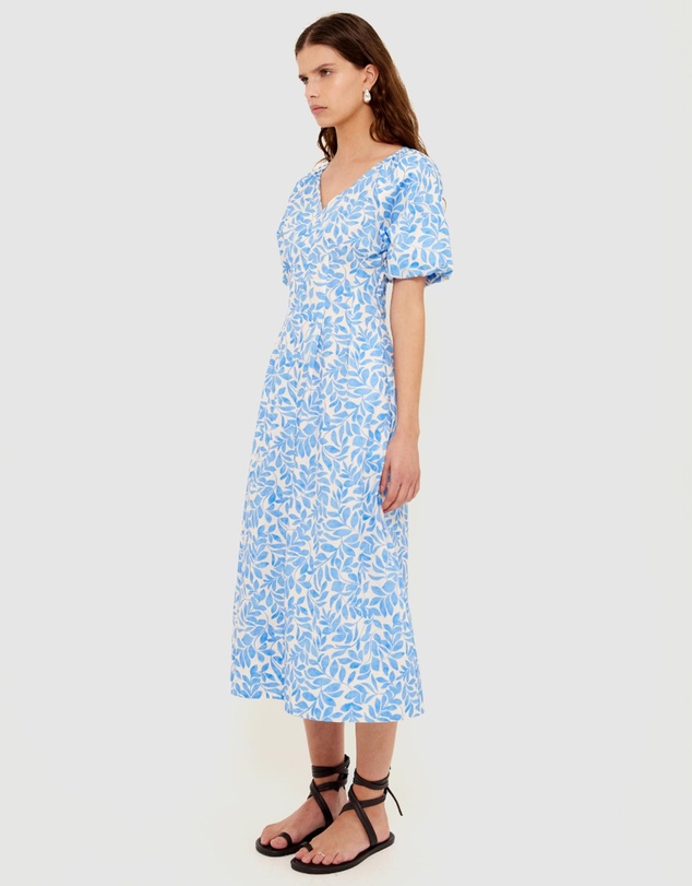 Staple the Label - Solea V-Neck Midi Dress
