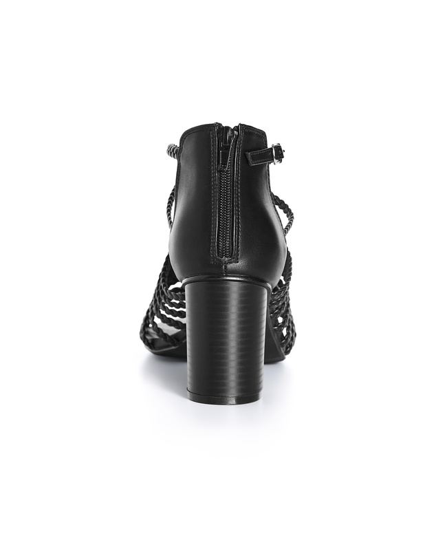 City Chic - WIDE FIT Braided Mida Heel