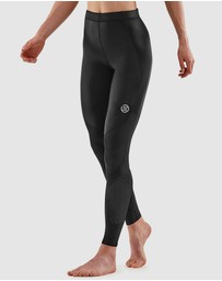 SKINS - SKINS Compression Women's Series-3 Clothing 400 Long Tight Black Star