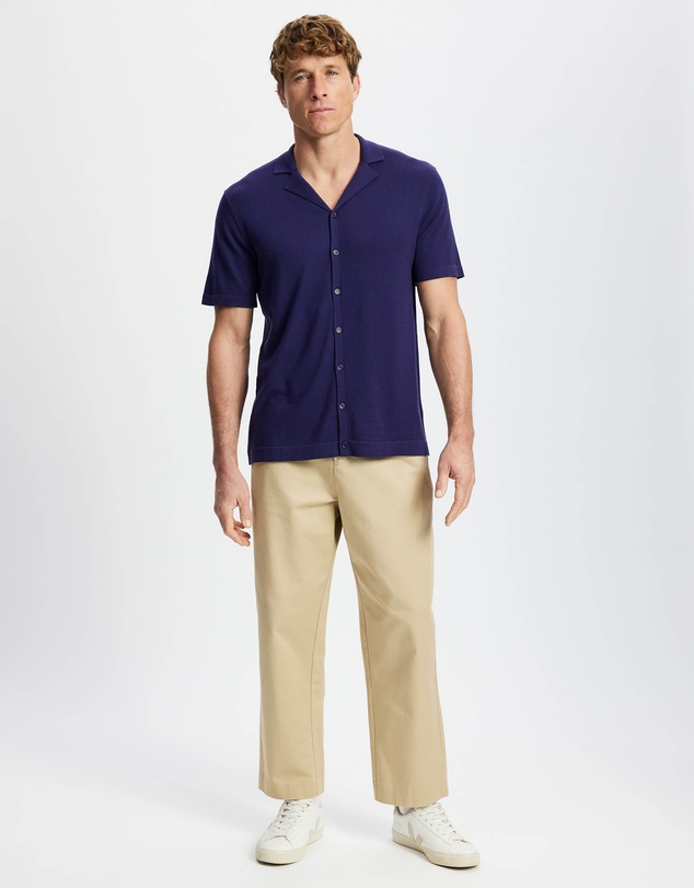 Staple Superior - Hemingway Knit Button Up Shirt