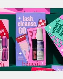 Benefit Cosmetics - Lash, Cleanse, Go Mini Mascara & Cleansing Oil Set