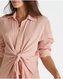 Heaven Australia - Wrap Front Shirt Dress