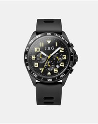 Jag - Beachport Mens Black Dial 46mm Black Watch