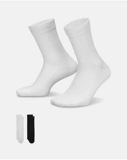 Nike - Nike Everyday Plus Lightweight Crew Socks (2-Pair)