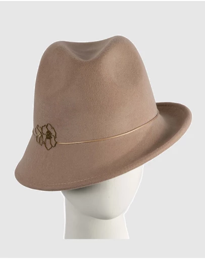 Max Alexander - Felt Beige Trilby Hat