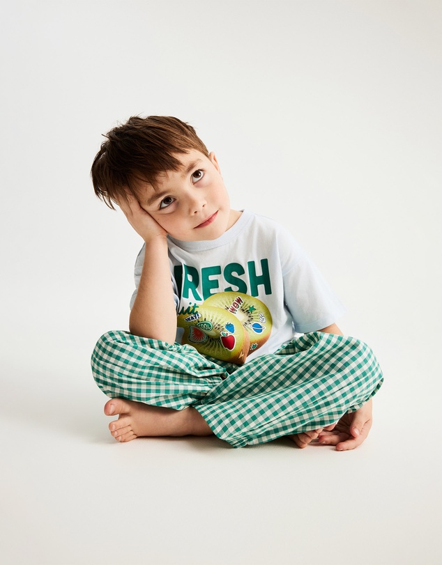 Cotton On Kids - Sleep Tee & Poplin Pant Pj Set