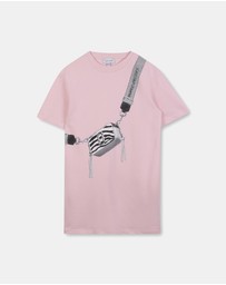 Marc Jacobs - Logo Bag Mini Shirt Dress - Kids-Teens