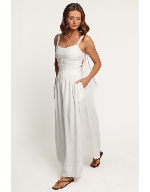 Petal & Pup - Dante Midi Dress - White