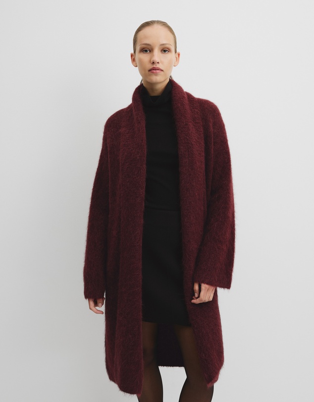 Country Road - Fluffy Longline Cardigan