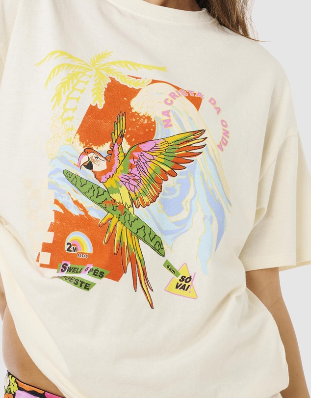Rip Curl - Rip Curl x Farm Rio Wave Crest Heritage Tee