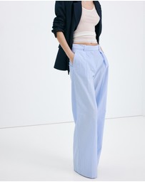 M.N.G - Pinstripe Lyocell Trousers