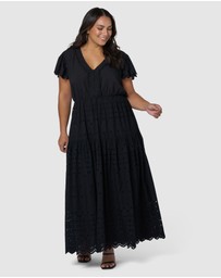Indigo Tonic - Allegra Broderie Maxi Dress