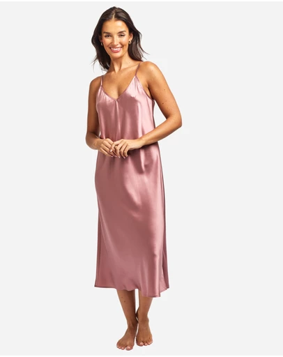 Love and Lustre - Silk Slip 3/4 Length