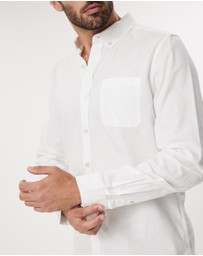 Staple Superior - Hamilton Linen Blend LS Shirt