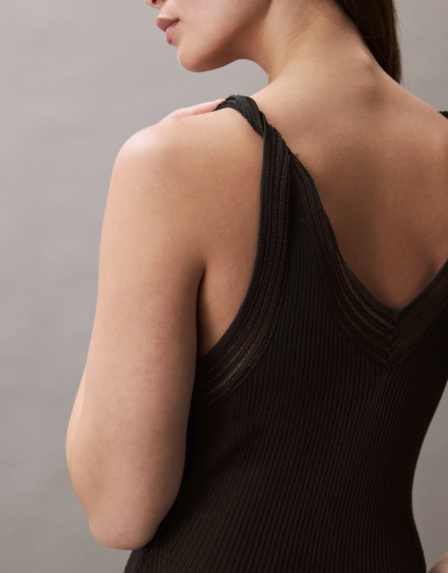Calvin Klein - Knit Rib Sleeveless Dress