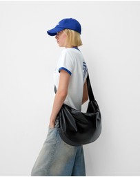 Bershka - Leather Effect Maxi Bag