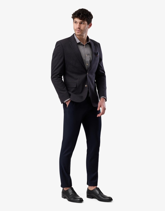 Brooksfield - Tonal Winter Check Blazer