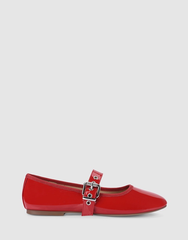 Verali - Banks Buckled Mary-Jane Flats