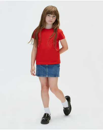 Calvin Klein Jeans - Girls Neckline Embroidered T-Shirt