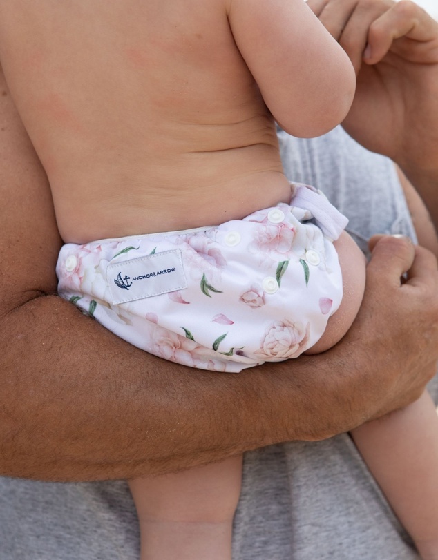 Anchor & Arrow - Reusable Swim Nappy & Hat Set