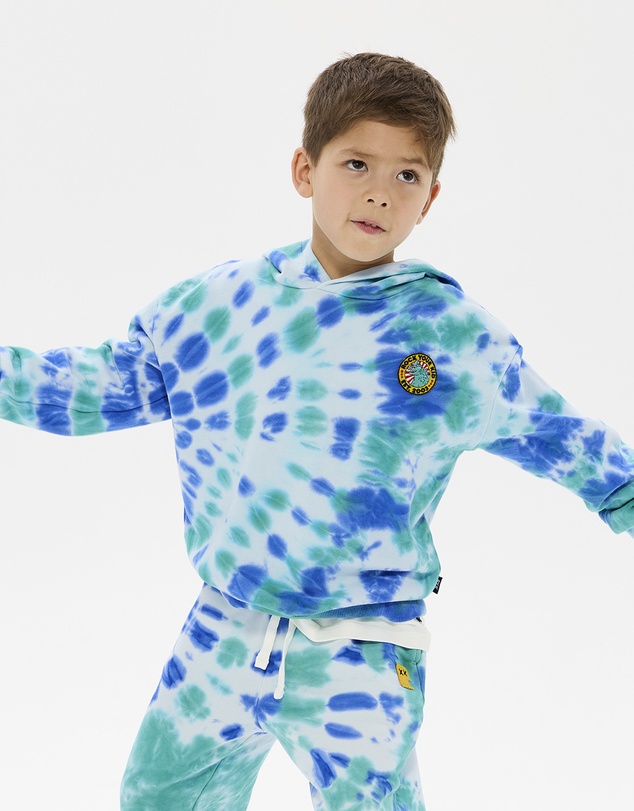 Rock Your Kid - Zilla Sk8 Tie Dye Ren Hoodie