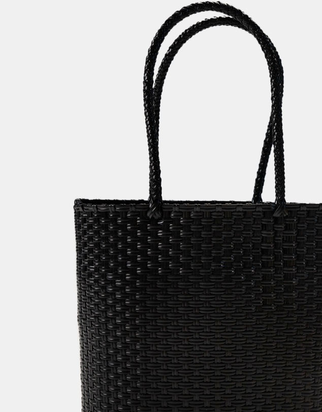 Mimmi Terra - Woven Shopper Tote Nera