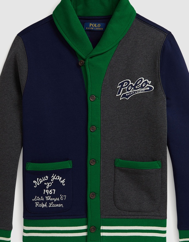 Polo Ralph Lauren - Logo Color-Blocked Fleece Cardigan - ICONIC EXCLUSIVE - Teens