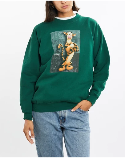 Vintage by The Real Deal - Pre Loved - Vintage Disney Winnie The Pooh 'Tigger' Sweatshirt