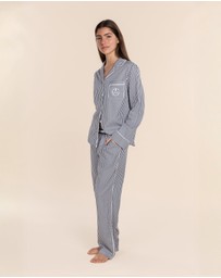 Gingerlilly - Rebecca Judd x Gingerlilly Susanna Cotton Long PJ Set
