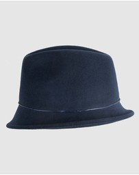 Max Alexander - Felt Navy Trilby Hat