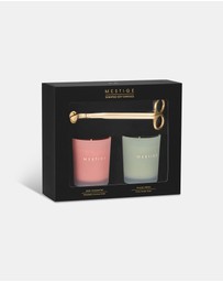 Mestige - 2 Candle & Trimmer Gift Set- Pink Champagne and Island Dream