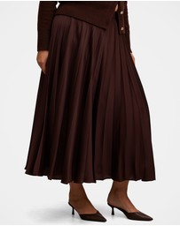 Forever New Curve - Delphine Curve Pleated Midaxi Skirt