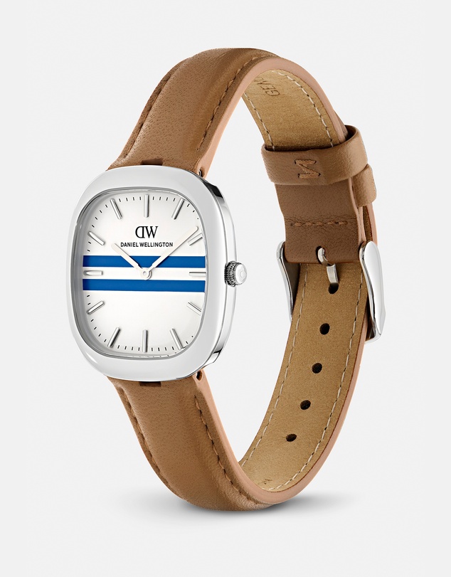 Daniel Wellington - Cort 30x38mm Leather White Blue