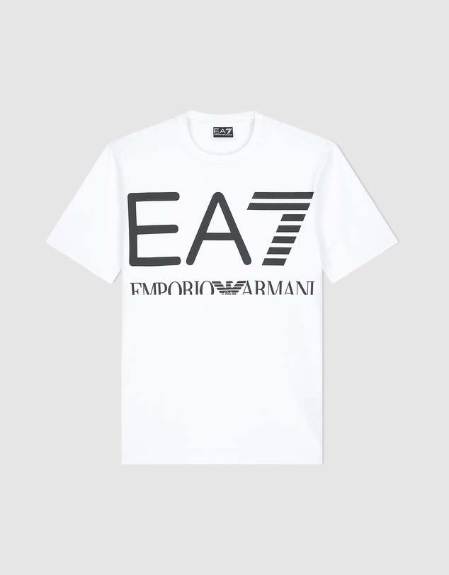 Emporio Armani EA7 - SS Train Logo Series M Oversize Logo Tee