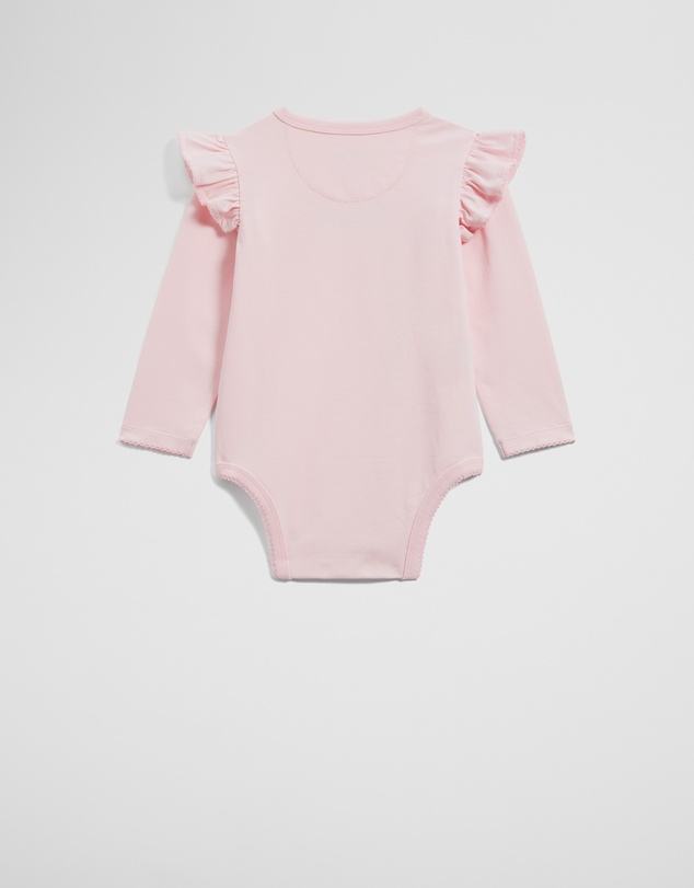 Country Road - Cotton Frill Rib Long Sleeve Bodysuit