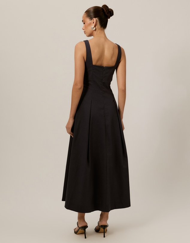 Tussah - Lulu Square Neck Midi Dress