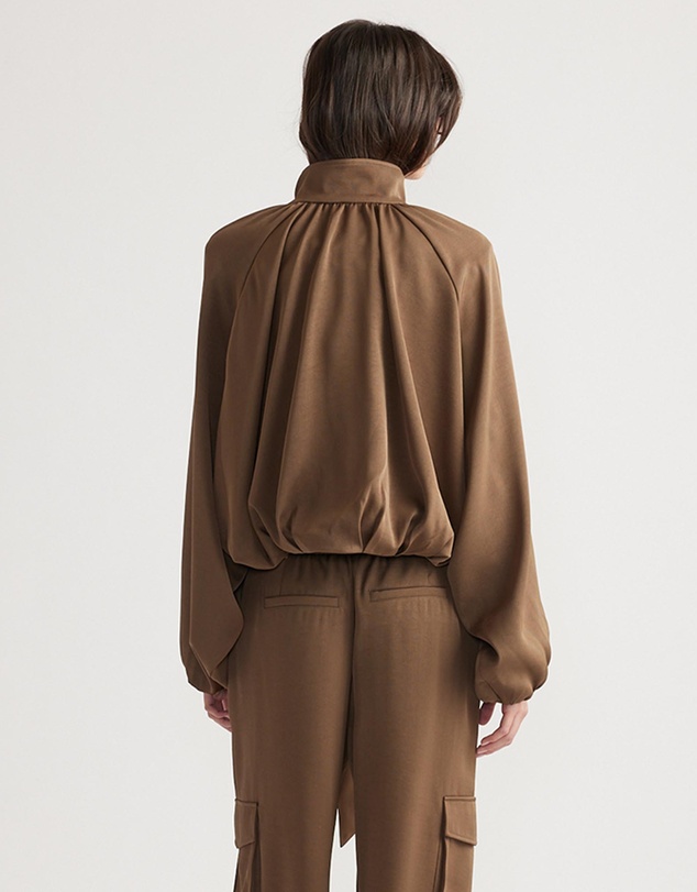 Decjuba - Stella Satin Bubble Jacket