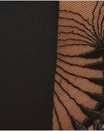 Nessa - Selena High Waist Full Cut Brief with Embroidery