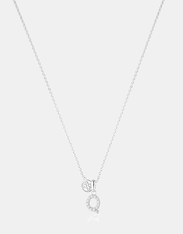 Georgini - Georgini Luxury Letters Q Initial Pendant Silver